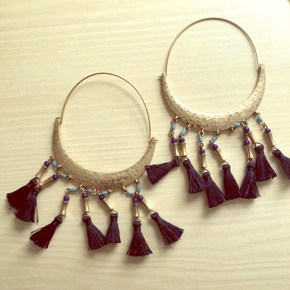 Tassel Statement Earrings